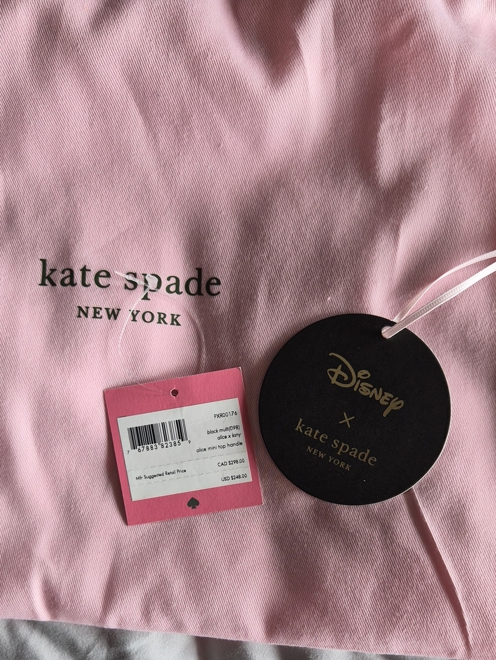 kate spade and disney alice in wonderland purse - Picture 8 of 8